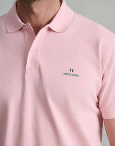 NAVY&GREEN BLUZA POLO MONOCROMA, CUSTOM FIT