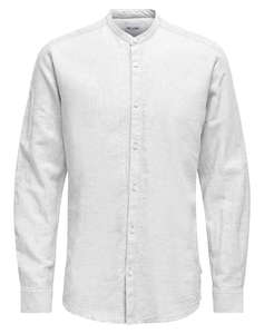 ONLY&SONS ONSCAIDEN LIFE LS SOLID LINEN MAO NOOS
