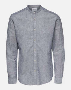 ONLY&SONS ONSCAIDEN LIFE LS SOLID LINEN MAO NOOS