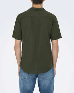 ONLY&SONS ONSCAIDEN LIFE SS SOLID RESORT LINENNOOS
