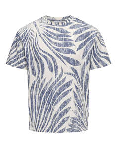 ONLY&SONS ONSZEKE LIFE REG WASHED SS AOP TEE