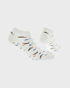 WALK SOSETE DE BARBATI BAMBOO SCURTE CU DESIGN