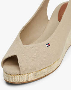 TOMMY HILFIGER FLAG MID WEDGE ESPAD SLINGBACK