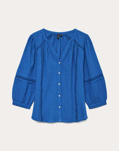 VERO MODA VMOLYA 3/4 TOP WVN GA