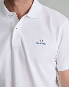 NAVY&GREEN BLUZA POLO MONOCROMA, CUSTOM FIT