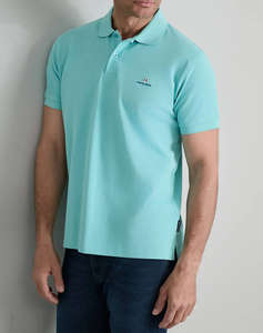 NAVY&GREEN BLUZA POLO MONOCROMA, CUSTOM FIT