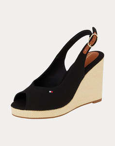 TOMMY HILFIGER FLAG HIGH WEDGE ESPAD SLINGBACK