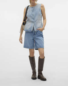 VERO MODA VMVILLA MR BERMUDA DNM SHORTS MIX