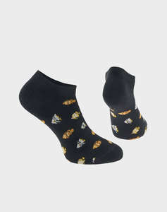 WALK SOSETE DE DAMA SCURTE DIN BAMBUS CU DESIGN