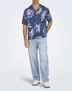 ONLY&SONS ONSROCKET REG SS RESORT AOP SHIRT