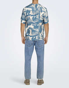 ONLY&SONS ONSDASH LIFE REG DIG AOP SS RESORT SHIRT
