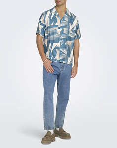 ONLY&SONS ONSDASH LIFE REG DIG AOP SS RESORT SHIRT