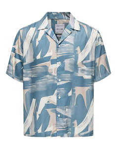 ONLY&SONS ONSDASH LIFE REG DIG AOP SS RESORT SHIRT