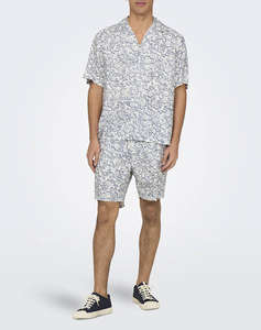 ONLY&SONS ONSDASH LIFE REG AOP SS RESORT SHIRT