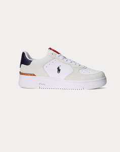 RALPH LAUREN SUEDE/LEATHER-MASTERS CRT-SK-LTL