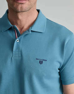 NAVY&GREEN BLUZA POLO