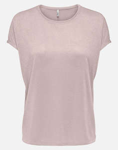 ONLY ONLAMBER LIFE S/L O-NECK SHINE TOP JRS