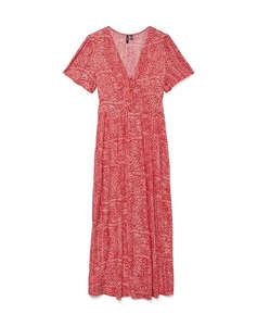 VERO MODA VMMENNY SS 7/8 DETAIL DRESS WVN GA