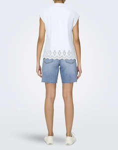 ONLY ONLLOU LIFE EMB S/S SHIRT PTM