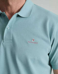 NAVY&GREEN BLUZA POLO MONOCROMA, CUSTOM FIT