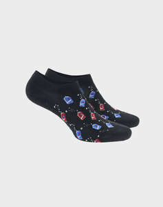 WALK SOSETE SNEAKER DE BARBATI BAMBOO CU DESIGN