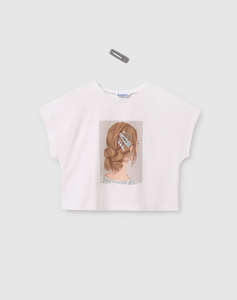 MAYORAL BLUZA MANECA SCURTA FATA AGRAFA