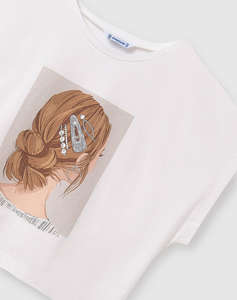 MAYORAL BLUZA MANECA SCURTA FATA AGRAFA