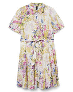 VERO MODA VMDICTHE 2/4 SHORT VOLUME DRESS WVN GA