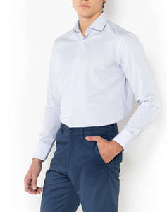 THE BOSTONIANS CAMASA CHESTER CUSTOM FIT MiniCheck POPLIN Semi-rex Custom Fit