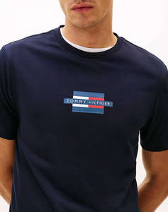 TOMMY HILFIGER FLAG BOX TEE