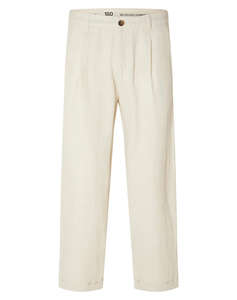 SELECTED SLH180-RELAXED CROP RON LINEN BLEND PANT