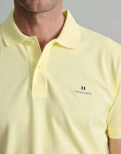 NAVY&GREEN BLUZA POLO MONOCROMA, CUSTOM FIT