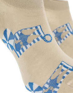 WALK SOSETE SNEAKERS DE DAMA DIN BAMBUS CU DESIGN CU DESIGN