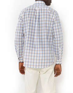 THE BOSTONIANS CAMASA MAVERICK REGULAR FIT MedCheck SLUB Button-down Regular fit
