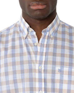 THE BOSTONIANS CAMASA MAVERICK REGULAR FIT MedCheck SLUB Button-down Regular fit