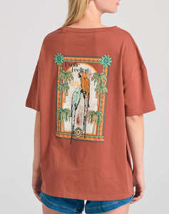 FUNKY BUDHA Bluza de dama Maneca Scurta Cu imprimeu