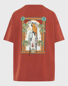 FUNKY BUDHA Bluza de dama Maneca Scurta Cu imprimeu