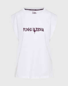 FUNKY BUDHA Bluza de dama Maneca Scurta Cu imprimeu