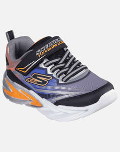 SKECHERS Lighted Gore & Strap Sneaker W/ Midsole Techpiece