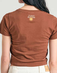 FUNKY BUDHA Bluza de dama Maneca Scurta Cu imprimeu