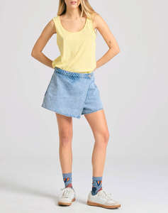 FUNKY BUDHA Bluza de dama Fara maneca Basic