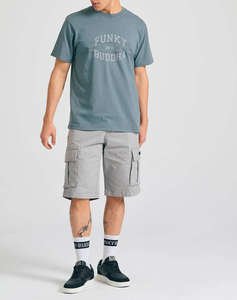 FUNKY BUDDHA Bluza de barbati Maneca Scurta Cu imprimeu