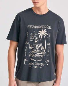 FUNKY BUDHA Bluza de barbati Maneca Scurta Cu imprimeu