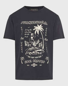 FUNKY BUDHA Bluza de barbati Maneca Scurta Cu imprimeu