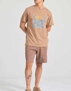 FUNKY BUDHA Bluza de barbati Maneca Scurta Cu imprimeu