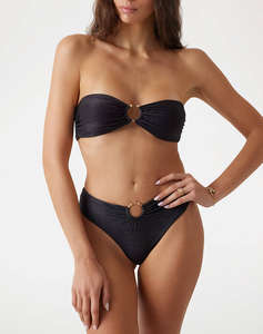 GUESS BANDEAU WITH REMOVAB - RECY BRIGHT LUREX JERSEY COSTUM DE BAIE W