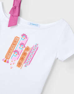 MAYORAL BLUZA CU CU MANECA SCURTA ASIMETRIE