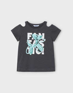 MAYORAL BLUZA CU CU MANECA SCURTA CUT OUT