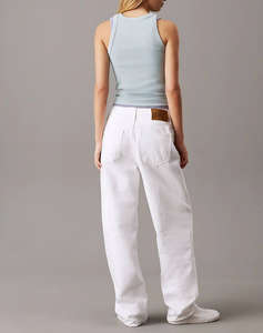 CALVIN KLEIN JEANS MONOLOGO RIB TANK TOP