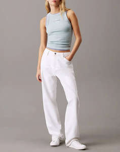 CALVIN KLEIN JEANS MONOLOGO RIB TANK TOP
